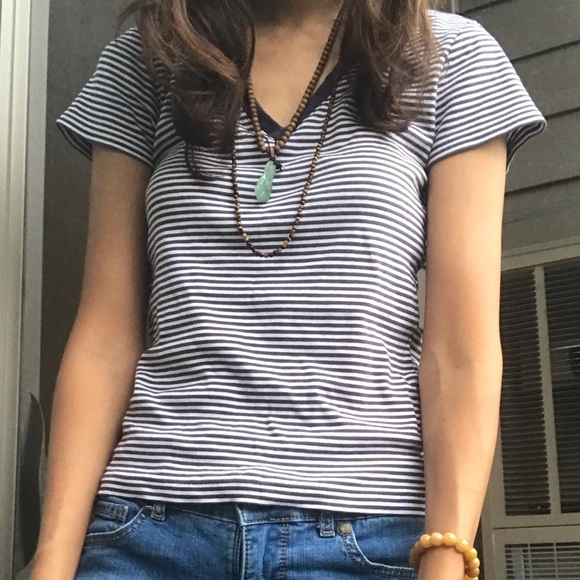 Ralph Lauren Tops - Ralph Lauren blue striped t shirt EUC